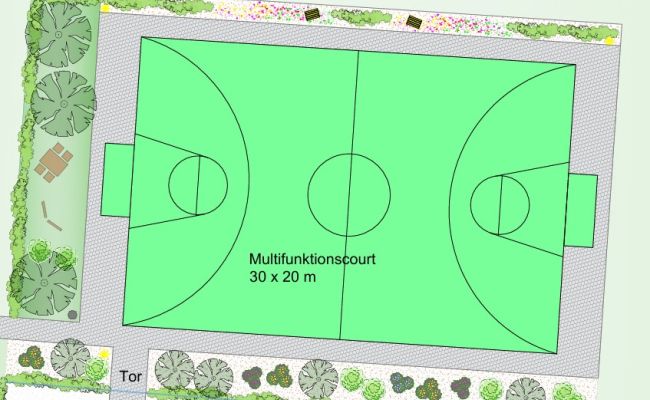 Image - Multifunktionscourt an der Oberschule Ankum